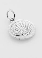 Médaille Saint Jacques en Métal Argenté - 14mm