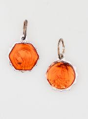 Médaille Vierge Marie 11mm - Orange