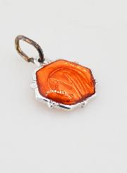 Médaille Vierge Marie 11mm - Orange