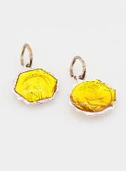 Médaille Vierge Marie 11mm - Jaune