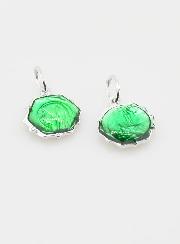 Médaille Vierge Marie 11mm - Vert