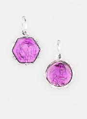 Médaille Vierge Marie 7 mm - Violette