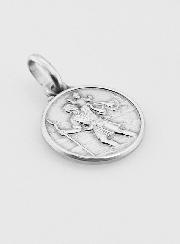 Médaille Saint Christophe en Argent Massif - 14mm