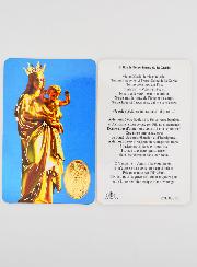 Carte de Prière Médaille Notre Dame de la Garde