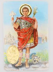 Carte de Prière Médaille Saint Expédit
