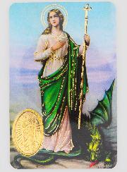 Carte de Prière Médaille Sainte Marthe