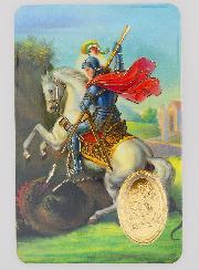 Carte de Prière Médaille Saint Georges