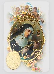 Carte de Prière Médaille Sainte Rita