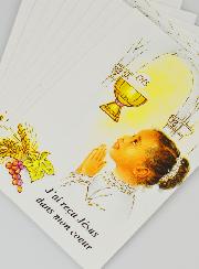 10 Cartes de Communion - Communiante