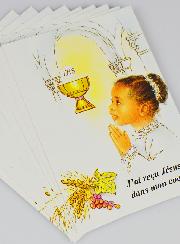 10 Cartes de Communion - Communiante