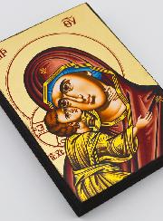 Icône Vierge à l'Enfant Jésus - Vierge de Tendresse 12 cm