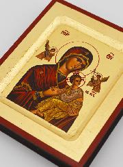 Icône Vierge de la Passion - Feuille d'Or - 12 cm