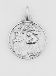 Médaille Sainte Rita en Argent Massif - 18mm