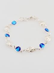 Bracelet Dizainier des Saints en Argent Massif 925/1000