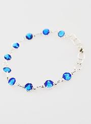 Bracelet Dizainier des Saints en Argent Massif et Email 2 Tons