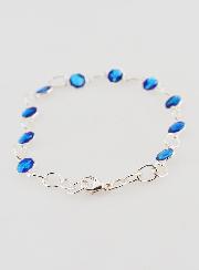 Bracelet Dizainier des Saints en Argent Massif et Email 2 Tons