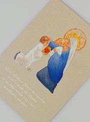 Carte de Communion - Bénédiction Mariale