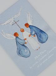 Carte de Communion Garçon - Prière de Notre Dame de Fatima