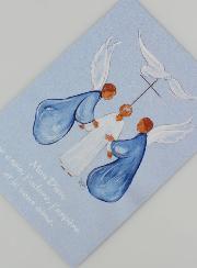 Carte de Communion Fille - Prière de Notre Dame de Fatima