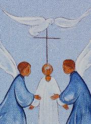 Carte de Communion Fille - Prière de Notre Dame de Fatima