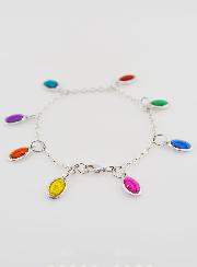 Bracelet Religieux Médailles Vierge Miraculeuse Couleurs 11mm