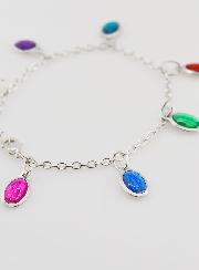 Bracelet Religieux Médailles Vierge Miraculeuse Couleurs 11mm