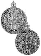 Médaille de Saint Benoît en Métal - 4,5cm