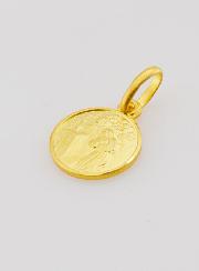 Médaille Sainte Rita en Plaqué Or - 10mm