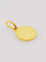 Médaille Sainte Rita en Plaqué Or - 10mm