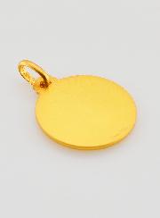 Médaille Sainte Rita en Plaqué Or - 18mm