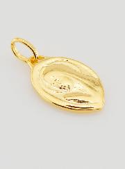 Médaille Vierge Marie en Prière Plaqué Or - 18mm