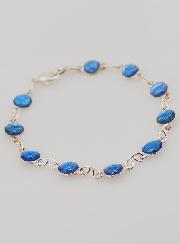 Bracelet des Saints Bijoux Enfant Métal et Email Bleu - 15cm