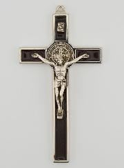 Crucifix Croix de Saint Benoit - Métal Marron