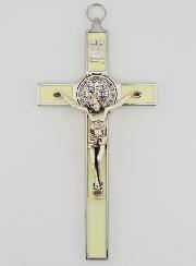 Croix de Saint Benoit 20cm - Métal Fluo