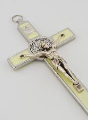 Croix de Saint Benoit 20cm - Métal Fluo