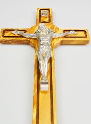 Crucifix Croix de Saint Benoit en Bois - 40cm