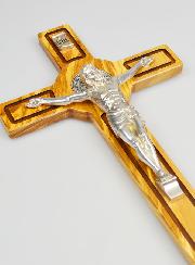 Crucifix Croix de Saint Benoit en Bois - 40cm