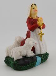 Statue de Sainte Bernadette Soubirous - 10cm