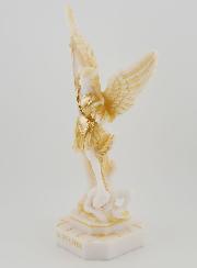 Statue Saint Michel Archange en Albâtre - 22cm
