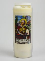 Bougie de Neuvaine à Sainte Anne - 17.5cm
