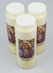Lot de 3 Bougies de Neuvaine à Sainte Jeanne d'Arc