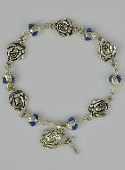 Bracelet Coeurs - Roses de Lourdes & Croix