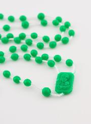 Chapelet en Gros Plastique Vert X 100