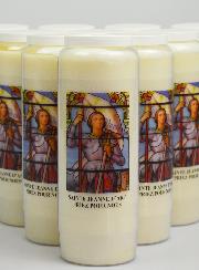 Lot de 10 Bougies de Neuvaine Sainte Jeanne d'Arc