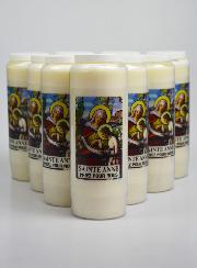 Lot de 10 Bougies de Neuvaine à Sainte Anne