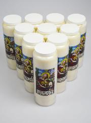 Lot de 10 Bougies de Neuvaine à Sainte Anne