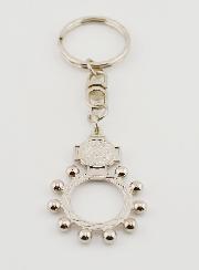 Porte-Clés Religieux Dizainier de Lourdes - 4cm