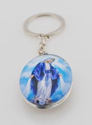 Porte-Clés Vierge Miraculeuse Souvenir de Lourdes - 2.5cm