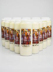 Lot de 20 Bougies de Neuvaine à Sainte Jeanne d'Arc