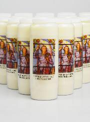 Lot de 20 Bougies de Neuvaine à Sainte Jeanne d'Arc